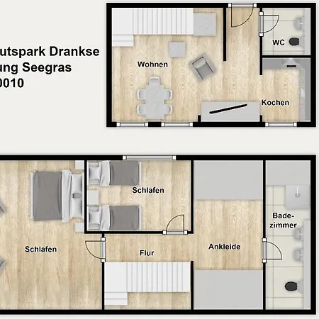 Apartment Am Gutspark Drankse Seegras Dranske